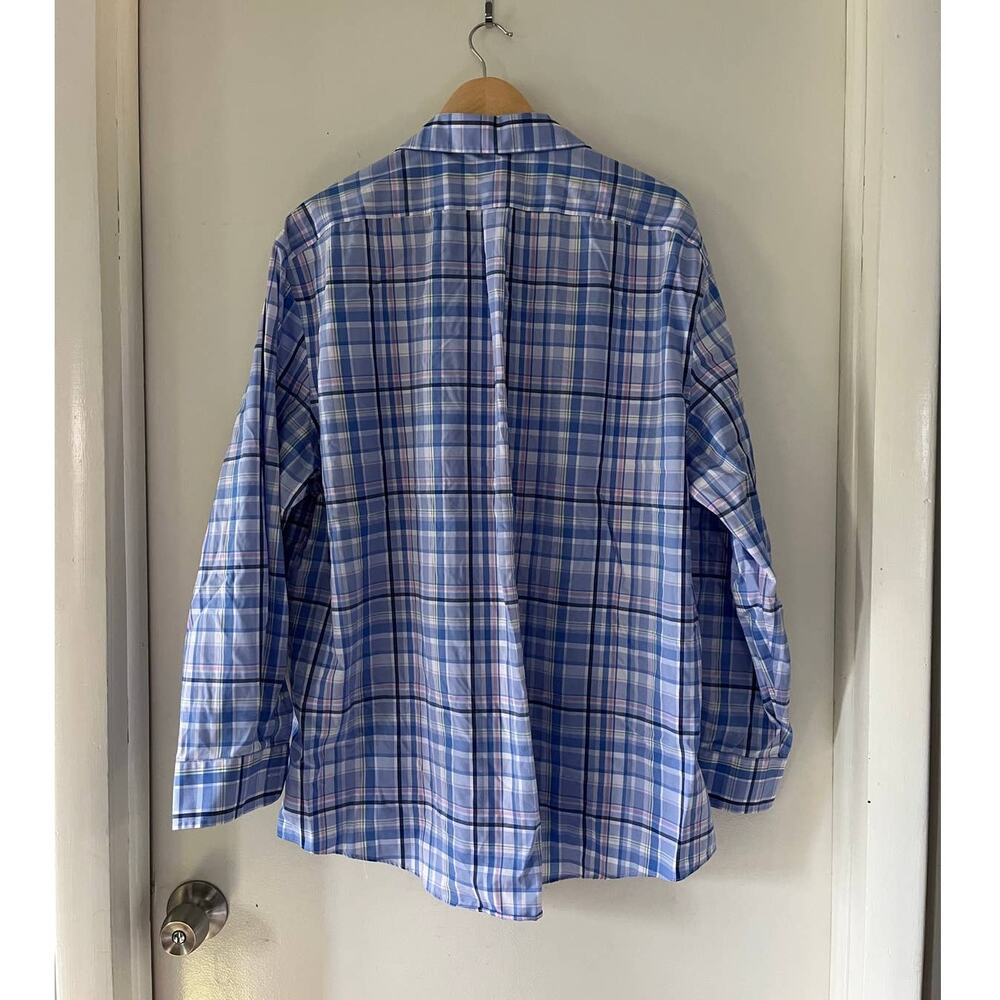 Lauren Ralph Lauren Men's 3XL 34/35 Button Down Shirt Blue - Picture 3 of 6